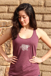 Maroon Racerback Tank — $16.00
