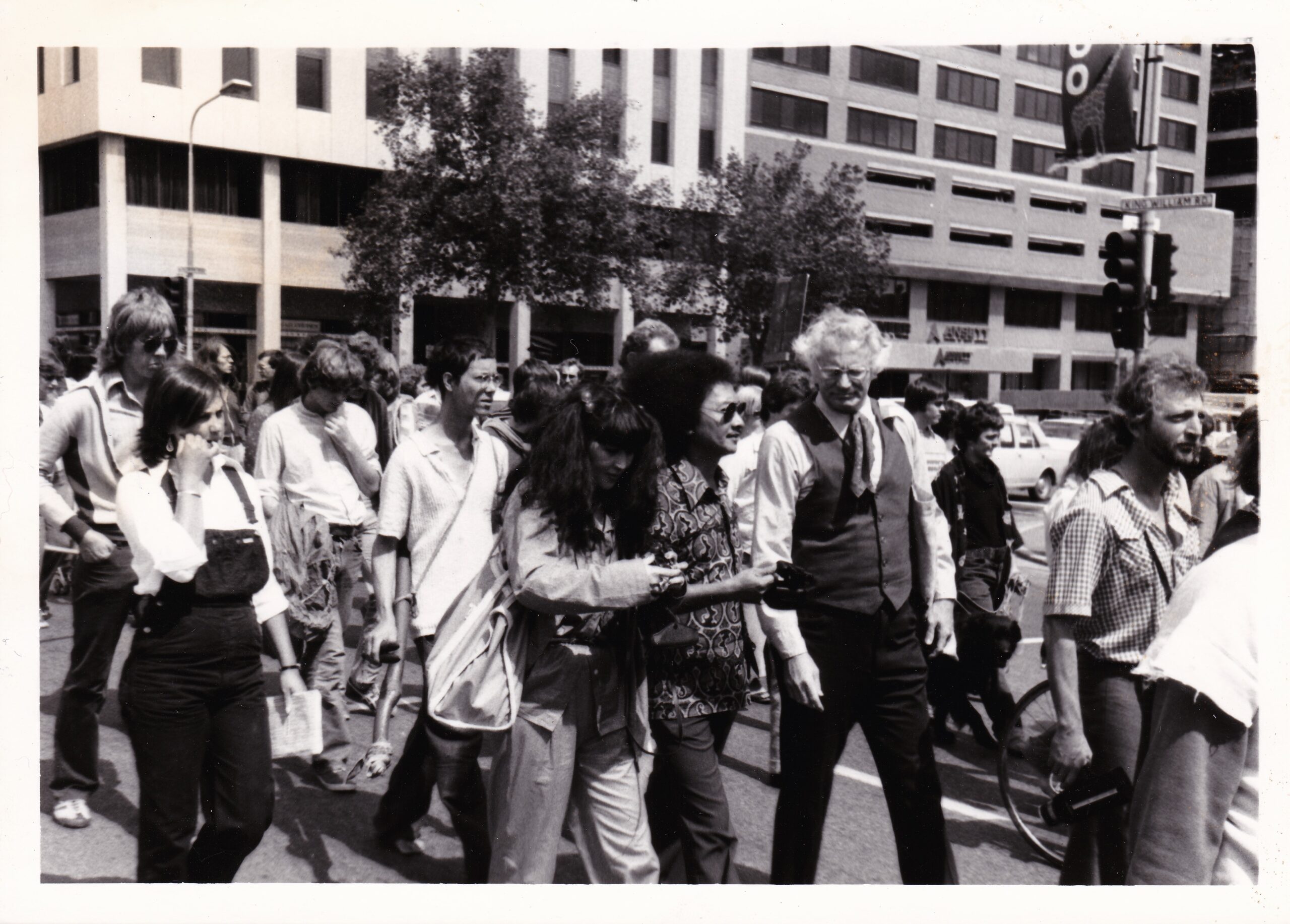 Poets in the march.